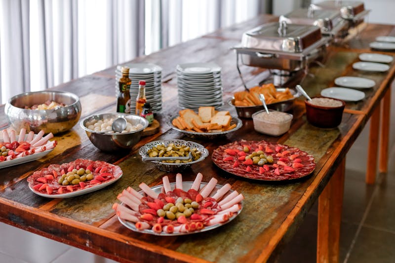 Pizzana catering antipasti spread